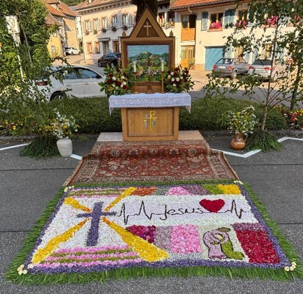 Fronleichnamsaltar in Schönau
